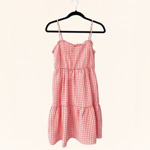 Wild Fable Pink Checkered Mini Dress | Size XS